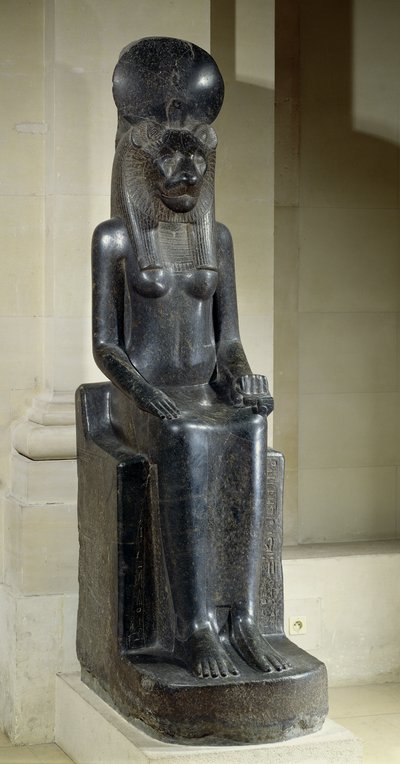 Statue de la déesse Sekhmet à tête de lion, du Temple de Mout, Karnak, Nouvel Empire - Egyptian 18th Dynasty